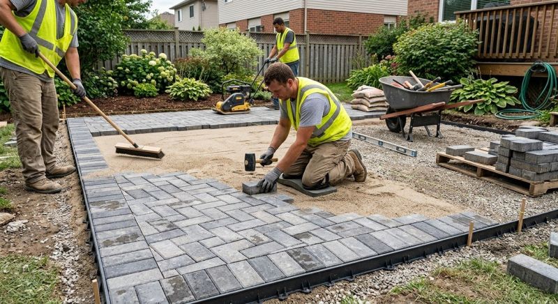Patio Pavers Installation in Boston, MA